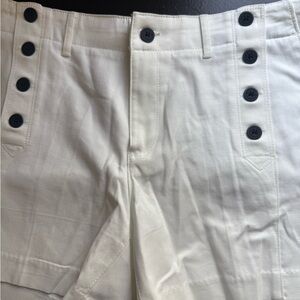 Tommy Hilfiger White Shorts with Black Accents